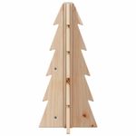 Casa si Gradina - Decoratiuni - Decoratiuni de sezon - Brad de Craciun din lemn decorativ, 49 cm, lemn de pin masiv - Infinity.ro