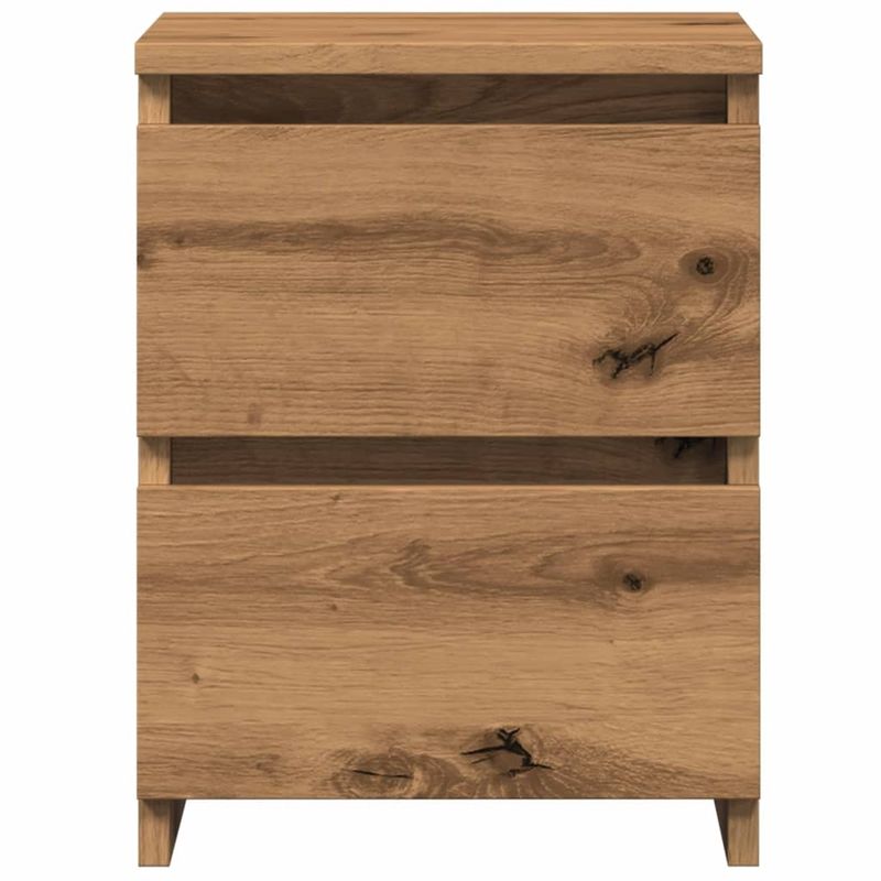 Casa si Gradina - Mobilier - Comode si corpuri - Noptiere - Noptiere, 2 buc., stejar artizanal, 30x30x40 cm, lemn prelucrat - Infinity.ro