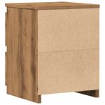 Casa si Gradina - Mobilier - Comode si corpuri - Noptiere - Noptiere, 2 buc., stejar artizanal, 30x30x40 cm, lemn prelucrat - Infinity.ro