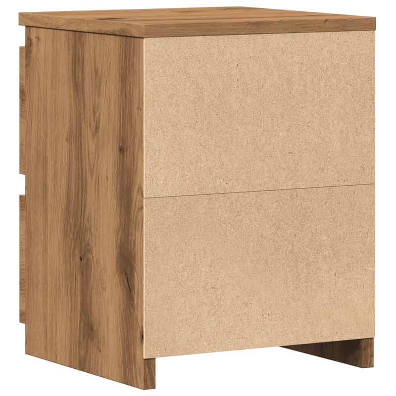 Casa si Gradina - Mobilier - Comode si corpuri - Noptiere - Noptiere, 2 buc., stejar artizanal, 30x30x40 cm, lemn prelucrat - Infinity.ro