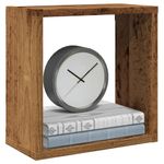 Casa si Gradina - Mobilier - Biblioteci si rafturi - Rafturi - Rafturi de perete cub, 6 buc., lemn vechi, 30x15x30 cm lemn - Infinity.ro