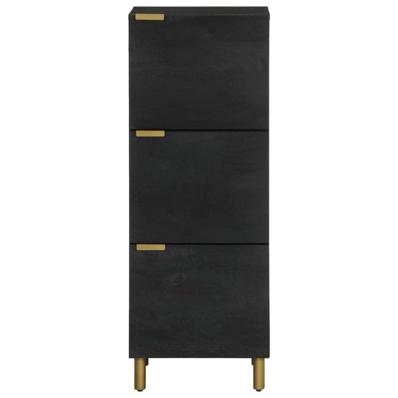 Casa si Gradina - Mobilier - Dulapuri si sifoniere - Dulapuri - Dulap inalt, negru, 40x33x110 cm, lemn prelucrat - Infinity.ro