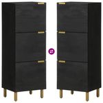 Casa si Gradina - Mobilier - Dulapuri si sifoniere - Dulapuri - Dulap inalt, negru, 40x33x110 cm, lemn prelucrat - Infinity.ro