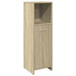 Casa si Gradina - Mobilier - Seturi de mobilier - Seturi baie - Set mobilier de baie, 4 piese, stejar sonoma, lemn prelucrat - Infinity.ro