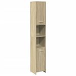 Casa si Gradina - Mobilier - Seturi de mobilier - Seturi baie - Set mobilier de baie, 4 piese, stejar sonoma, lemn prelucrat - Infinity.ro