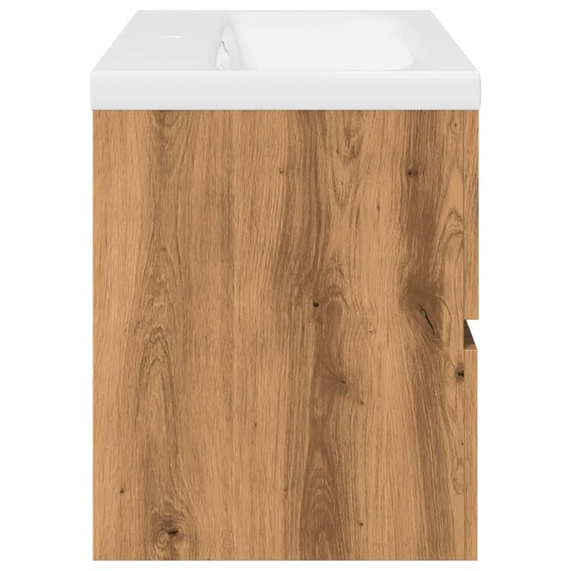 Casa si Gradina - Mobilier - Comode si corpuri - Masute de toaleta - Dulap cu chiuveta incorporata lemn artizanal 91x39,5x49 cm - Infinity.ro