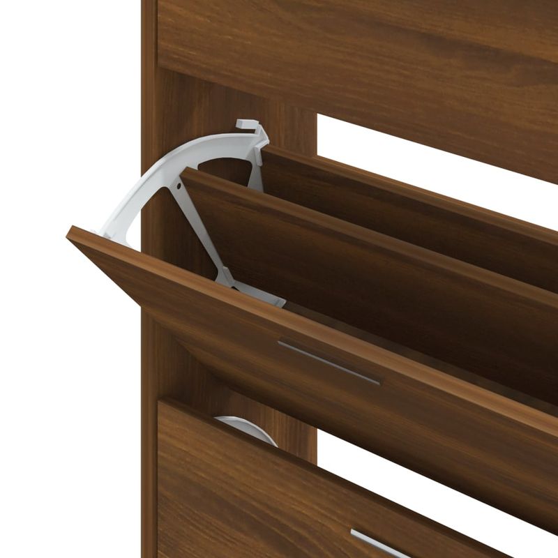 Casa si Gradina - Mobilier - Organizare si depozitare - Organizator incaltaminte - Pantofar, stejar maro, 63x24x103 cm, lemn compozit - Infinity.ro