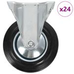 Casa si Gradina - Constructii - Depozitare, transport si protectie - Accesorii echipamente pentru transport si ridicat - Roti fixe, 24 buc., 160 mm - Infinity.ro