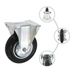 Casa si Gradina - Constructii - Depozitare, transport si protectie - Accesorii echipamente pentru transport si ridicat - Roti fixe, 24 buc., 160 mm - Infinity.ro