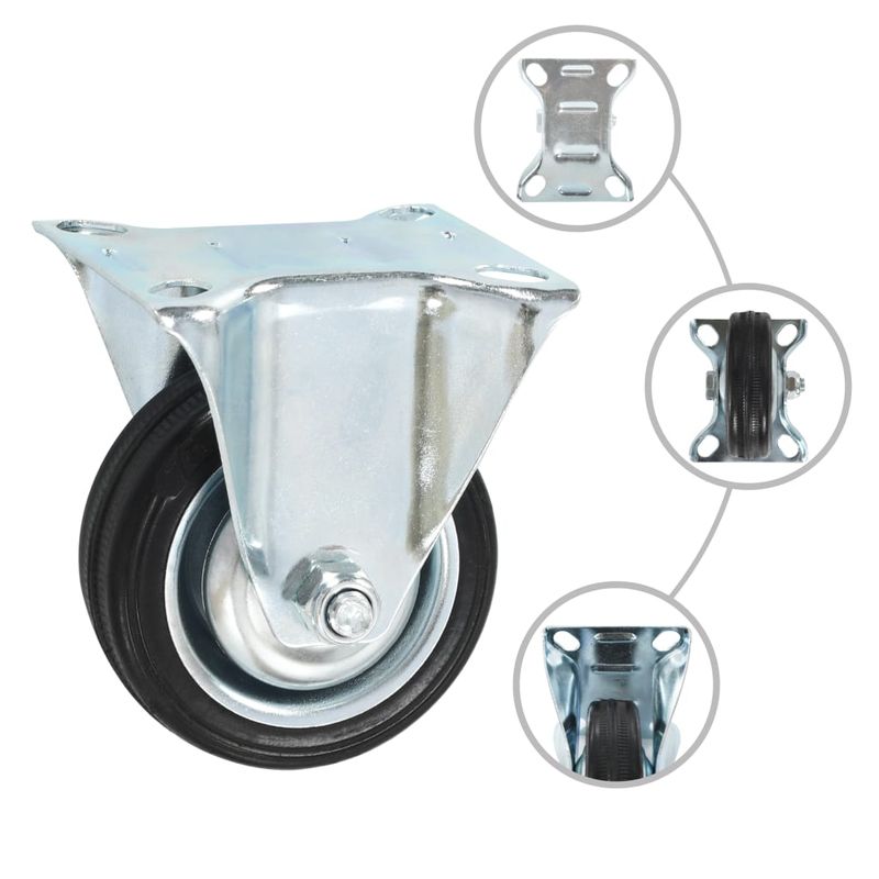 Casa si Gradina - Constructii - Depozitare, transport si protectie - Accesorii echipamente pentru transport si ridicat - Roti, 12 buc., 75 mm - Infinity.ro