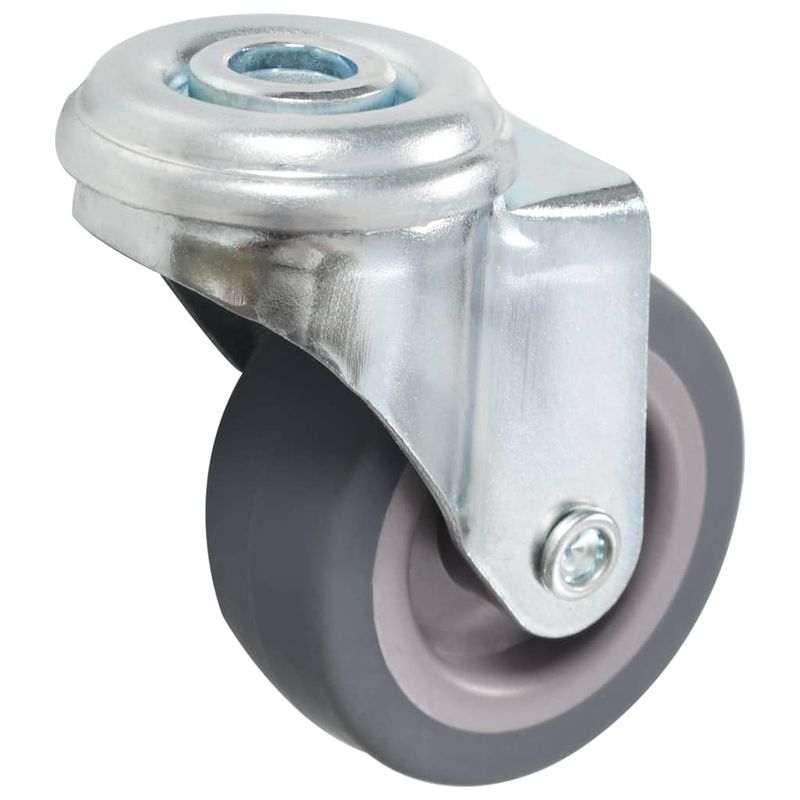 Casa si Gradina - Constructii - Depozitare, transport si protectie - Accesorii echipamente pentru transport si ridicat - Roti pivotante cu gaura pentru surub, 16 buc., 50 mm - Infinity.ro