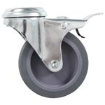 Casa si Gradina - Constructii - Depozitare, transport si protectie - Accesorii echipamente pentru transport si ridicat - Roti pivotante cu gaura pentru surub, 16 buc., 75 mm - Infinity.ro