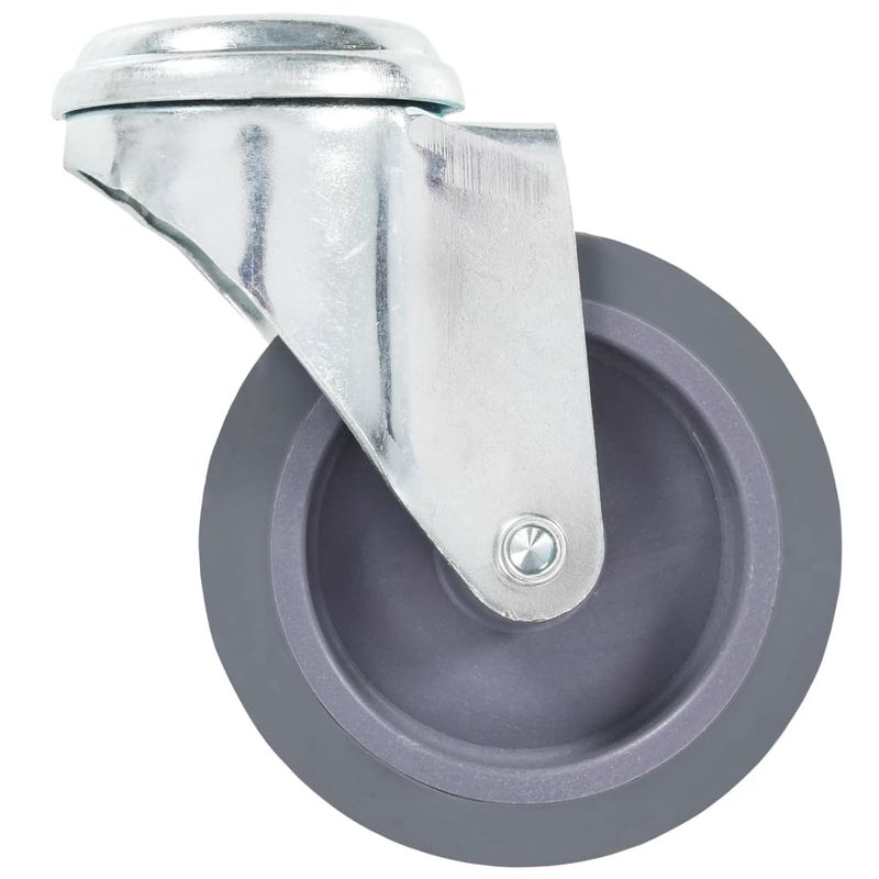 Casa si Gradina - Constructii - Depozitare, transport si protectie - Accesorii echipamente pentru transport si ridicat - Roti pivotante cu gaura pentru surub, 16 buc., 75 mm - Infinity.ro