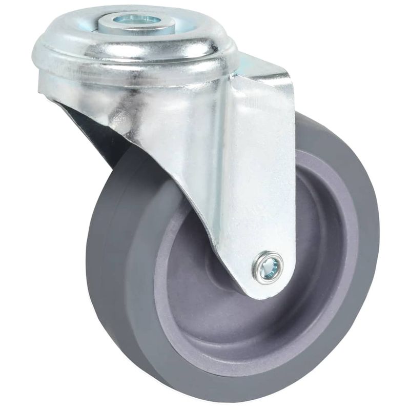 Casa si Gradina - Constructii - Depozitare, transport si protectie - Accesorii echipamente pentru transport si ridicat - Roti pivotante cu gaura pentru surub, 16 buc., 75 mm - Infinity.ro
