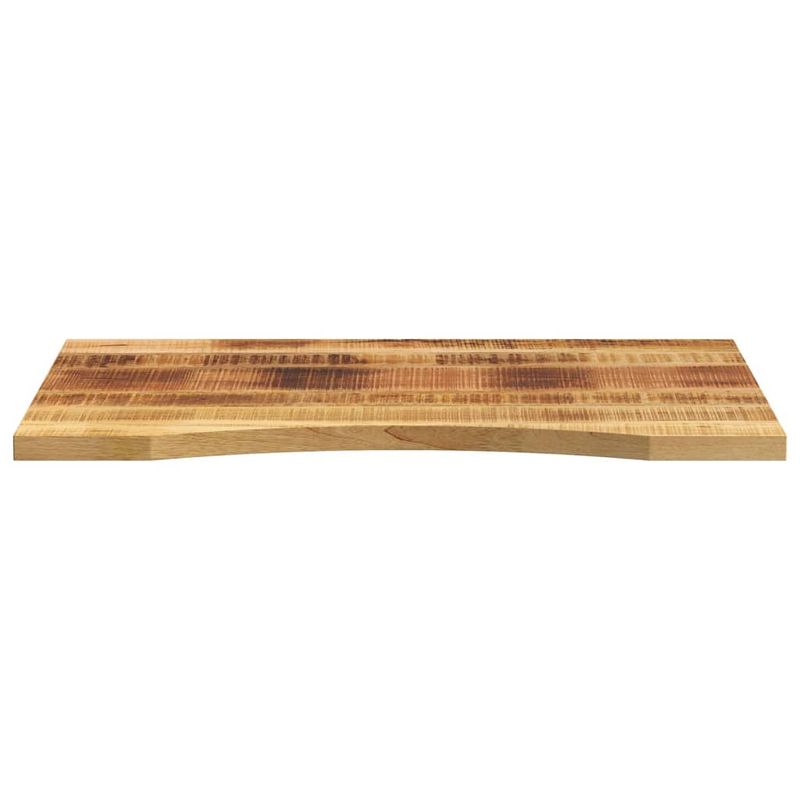 Casa si Gradina - Mobilier - Feronerie si accesorii mobila - Blat birou cu decupaj curbat 90x50x2,5 cm lemn masiv mango brut - Infinity.ro