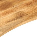 Casa si Gradina - Mobilier - Feronerie si accesorii mobila - Blat birou cu decupaj curbat 90x50x2,5 cm lemn masiv mango brut - Infinity.ro