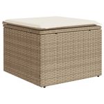 Casa si Gradina - Gradina si terasa - Mobilier exterior - Seturi mobila gradina - Set canapele de gradina, 9 piese, cu perne, bej, poliratan - Infinity.ro