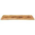 Casa si Gradina - Mobilier - Feronerie si accesorii mobila - Blat birou cu decupaj curbat 100x80x2,5cm lemn masiv mango brut - Infinity.ro