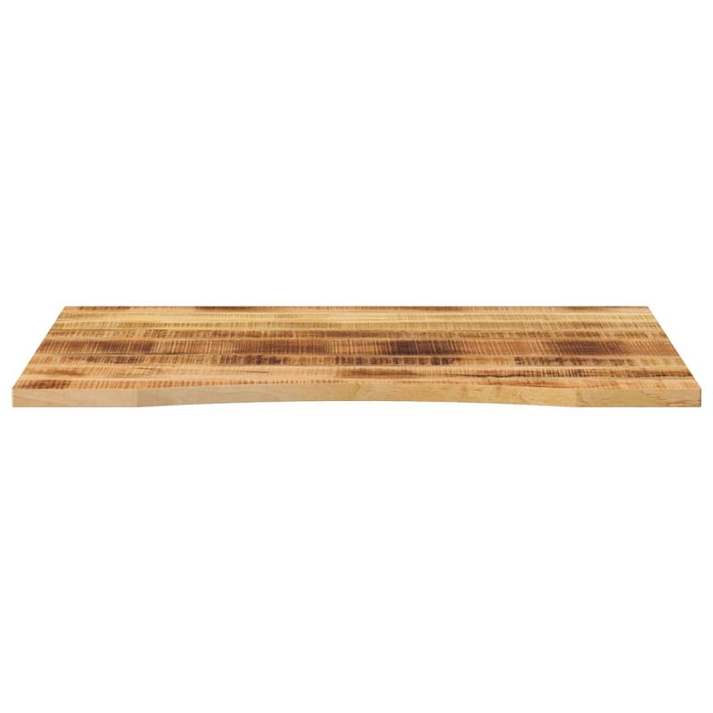 Casa si Gradina - Mobilier - Feronerie si accesorii mobila - Blat birou cu decupaj curbat 100x80x2,5cm lemn masiv mango brut - Infinity.ro
