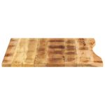 Casa si Gradina - Mobilier - Feronerie si accesorii mobila - Blat birou cu decupaj curbat 100x80x2,5cm lemn masiv mango brut - Infinity.ro