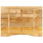 Casa si Gradina - Mobilier - Feronerie si accesorii mobila - Blat birou cu decupaj curbat 100x80x2,5cm lemn masiv mango brut - Infinity.ro