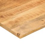 Casa si Gradina - Mobilier - Feronerie si accesorii mobila - Blat birou cu decupaj curbat 80x60x2,5 cm lemn masiv mango brut - Infinity.ro