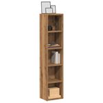 Casa si Gradina - Mobilier - Dulapuri si sifoniere - Dulapuri - Dulap CD 2 buc. stejar artizanal 21x16x93,5 cm lemn prelucrat - Infinity.ro