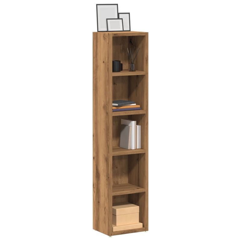 Casa si Gradina - Mobilier - Dulapuri si sifoniere - Dulapuri - Dulap CD 2 buc. stejar artizanal 21x16x93,5 cm lemn prelucrat - Infinity.ro