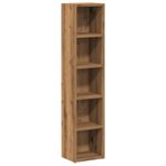 Casa si Gradina - Mobilier - Dulapuri si sifoniere - Dulapuri - Dulap CD 2 buc. stejar artizanal 21x16x93,5 cm lemn prelucrat - Infinity.ro