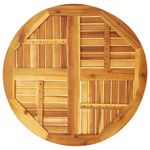 Casa si Gradina - Constructii - Lemn constructii - Placi lemn - Blat de masa rotund, Ø80x2,2 cm, lemn masiv de acacia - Infinity.ro