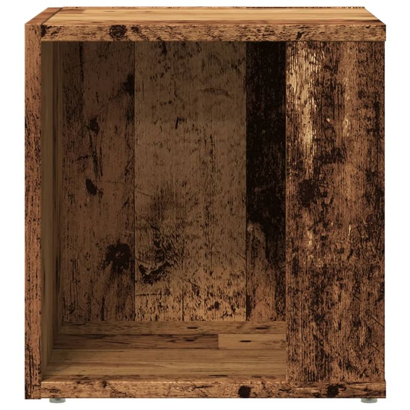 Casa si Gradina - Mobilier - Mese si birouri - Mese living - Masuta laterala, lemn vechi, 33x33x34 cm, lemn prelucrat - Infinity.ro