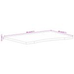 Casa si Gradina - Constructii - Lemn constructii - Placi lemn - Blat birou cu decupaj curbat 80x50x2,5 cm lemn masiv mango brut - Infinity.ro