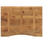 Casa si Gradina - Constructii - Lemn constructii - Placi lemn - Blat birou cu decupaj curbat 110x80x2,5cm lemn masiv mango brut - Infinity.ro