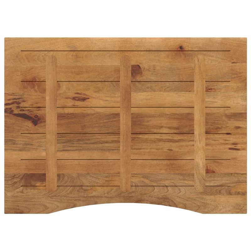 Casa si Gradina - Constructii - Lemn constructii - Placi lemn - Blat birou cu decupaj curbat 110x80x2,5cm lemn masiv mango brut - Infinity.ro