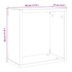 Casa si Gradina - Mobilier - Biblioteci si rafturi - Rafturi - Rafturi de perete cub 6 buc. stejar artizanal, 30x15x30 cm lemn - Infinity.ro
