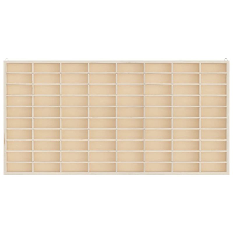 Casa si Gradina - Mobilier - Biblioteci si rafturi - Rafturi - Vitrina de perete cu 80 de compartimente, 80x4,5x40,5 cm - Infinity.ro