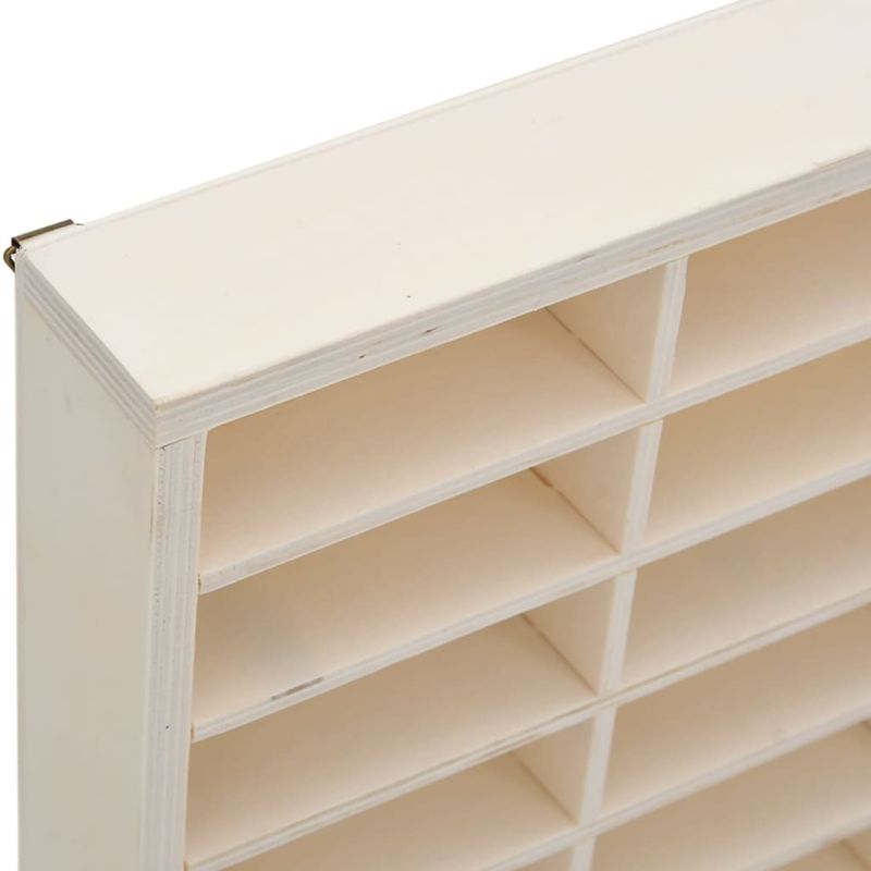 Casa si Gradina - Mobilier - Biblioteci si rafturi - Rafturi - Vitrina de perete cu 80 de compartimente, 80x4,5x40,5 cm - Infinity.ro