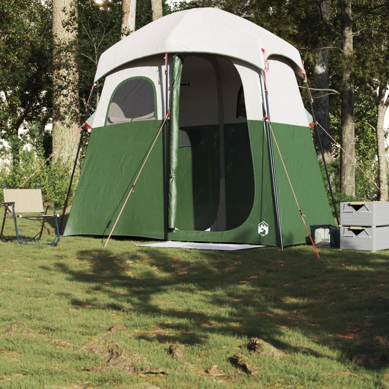 Sport si Outdoor - Camping - Corturi camping - Cort de dus pentru 2 persoane, verde, impermeabil - Infinity.ro
