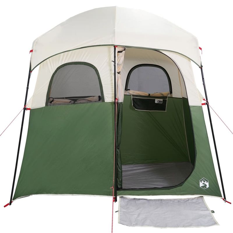 Sport si Outdoor - Camping - Corturi camping - Cort de dus pentru 2 persoane, verde, impermeabil - Infinity.ro