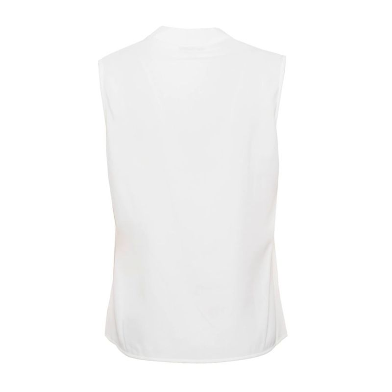 Fashion, accesorii si bijuterii - Femei - Imbracaminte femei - Camasi si bluze femei - Bluza dama Calvin Klein S02TG95B,  L INTL, Alb - Infinity.ro