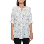 Fashion, accesorii si bijuterii - Femei - Imbracaminte femei - Camasi si bluze femei - Camasa dama Calvin Klein M0BA9547, S INTL, Alb - Infinity.ro