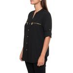 Fashion, accesorii si bijuterii - Femei - Imbracaminte femei - Camasi si bluze femei - Camasa dama Calvin Klein M3VA9598, S INTL, Negru - Infinity.ro