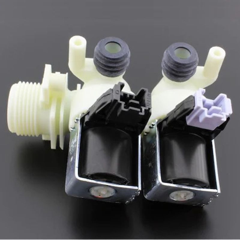 Electronice si Electrocasnice - Masini si uscatoare de rufe - Accesorii masini de spalat si uscatoare - Electrovalva masina de spalat Ariston, Indesit, 2 iesiri, C00110333 - Infinity.ro