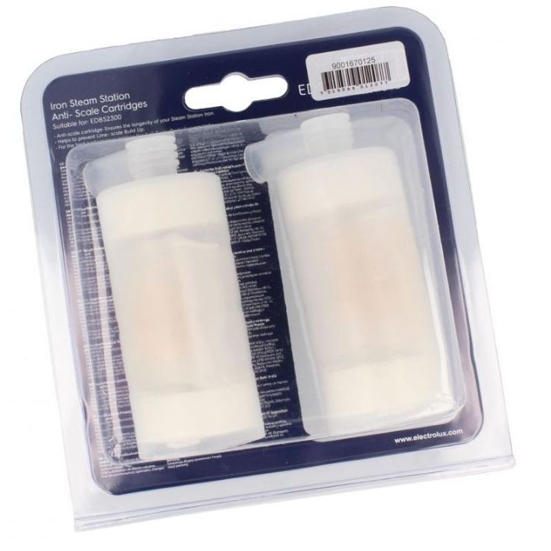 Electronice si Electrocasnice - Ingrijirea tesaturilor - Accesorii fiare de calcat - Set 2 cartuse anticalcar pentru statiile de calcat Electrolux, AEG EDC01 , EDBS 2300, 9001670125 - Infinity.ro