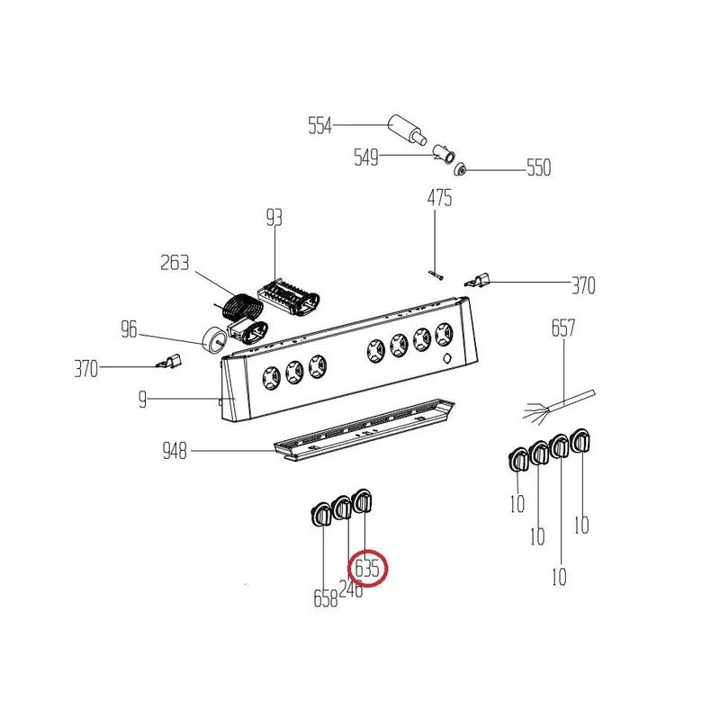 Electronice si Electrocasnice - Aragazuri, cuptoare si hote - Accesorii aragazuri, cuptoare si hote - Accesorii cuptoare si plite - Buton aragaz Beko 250316115 Original - Infinity.ro