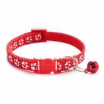 Petshop - Accesorii petshop - Zgarzi, lese si hamuri - Zgarzi - Zgarda ajustabila cu clopotel pentru caini si pisici, 18-32cm, Rosu - Infinity.ro