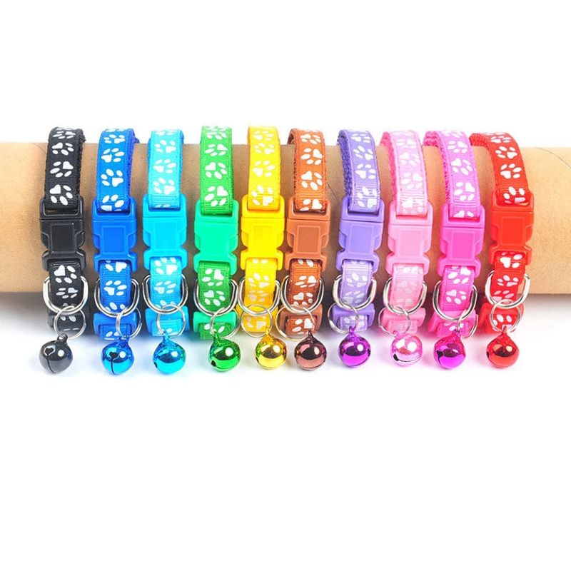 Petshop/Accesorii petshop/Zgarzi, lese si hamuri/Zgarzi - Zgarda ajustabila cu clopotel pentru caini si pisici, 18-32cm, Maro - Infinity.ro