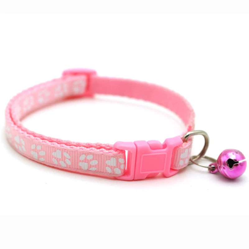 Petshop/Accesorii petshop/Zgarzi, lese si hamuri/Zgarzi - Zgarda ajustabila cu clopotel pentru caini si pisici, 18-32cm, Maro - Infinity.ro
