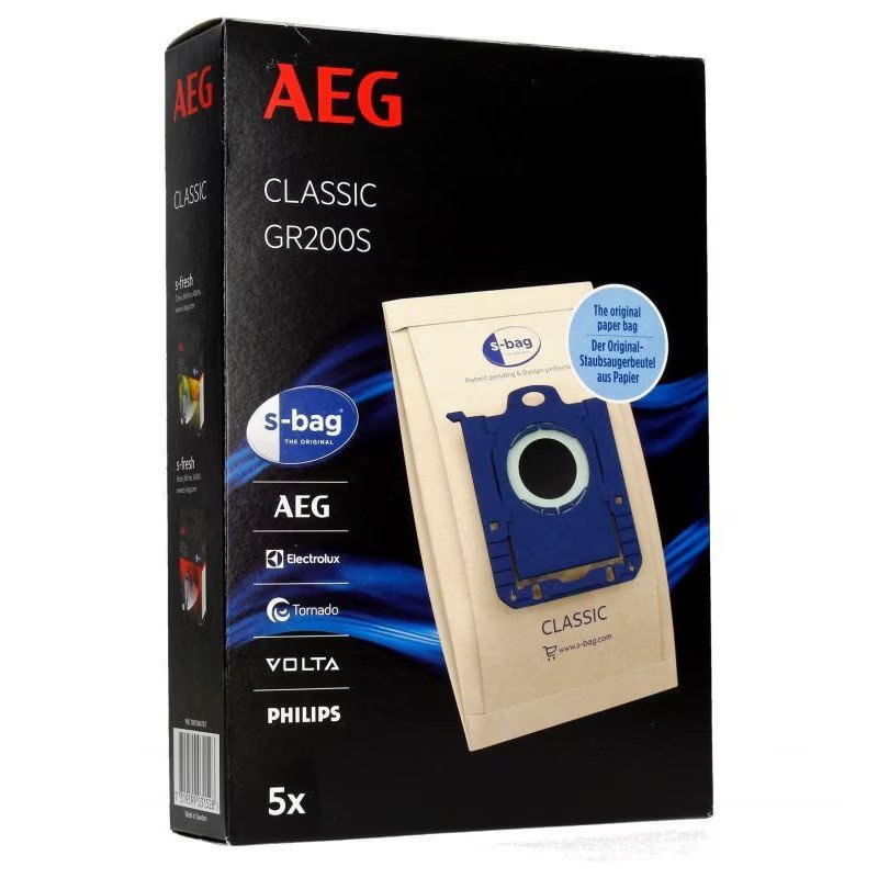 Electronice si Electrocasnice - Ingrijirea locuintei - Aspiratoare - Set 5 saci S-bag pentru aspirator AEG / Electrolux, 9001684787 - Infinity.ro