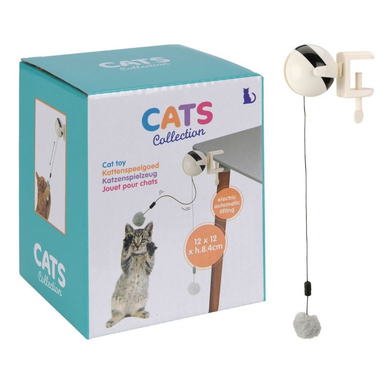 Petshop - Accesorii petshop - Jucarii animale - Jucarii interactive animale - Jucarie interactiva, minge electronica, pentru pisici, 12x12x8,4 cm - Infinity.ro